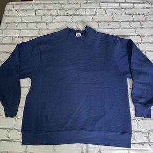 BVD Blank Crewneck Sweatshirt USA Made Men’s Size XL Heavy Vintage 90’s